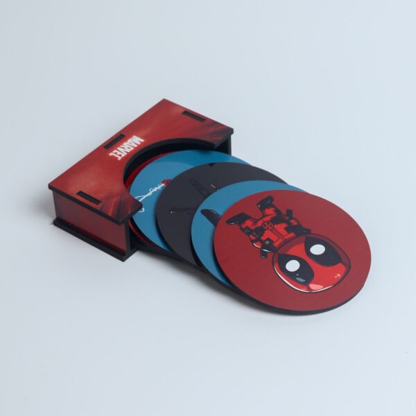 Chibi Marvel Heroes Coasters | Desk & Table Decor | Set of 6